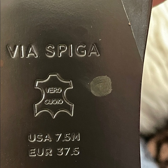 Via Spiga Women's Varun Leather/Stretch Over The Knee Boots Black Size 7.5 NEW - Picture 11 of 13